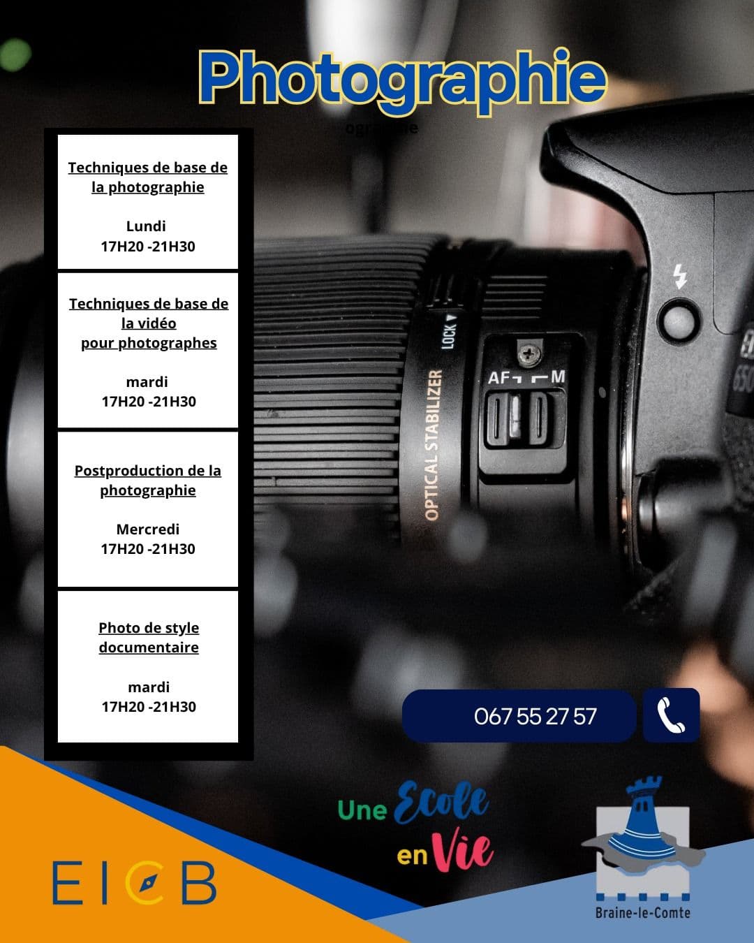 Techniques de base de la photographie