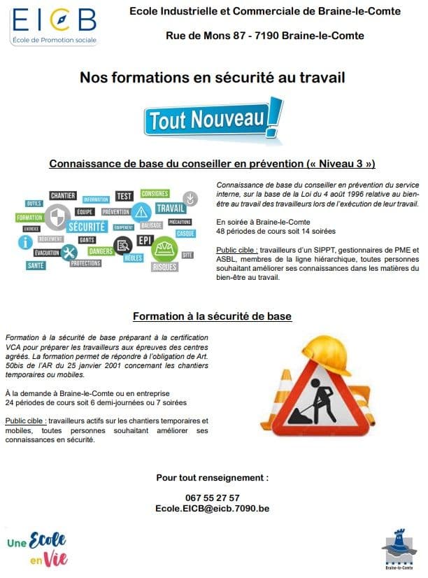 Secouriste en milieu professionnel